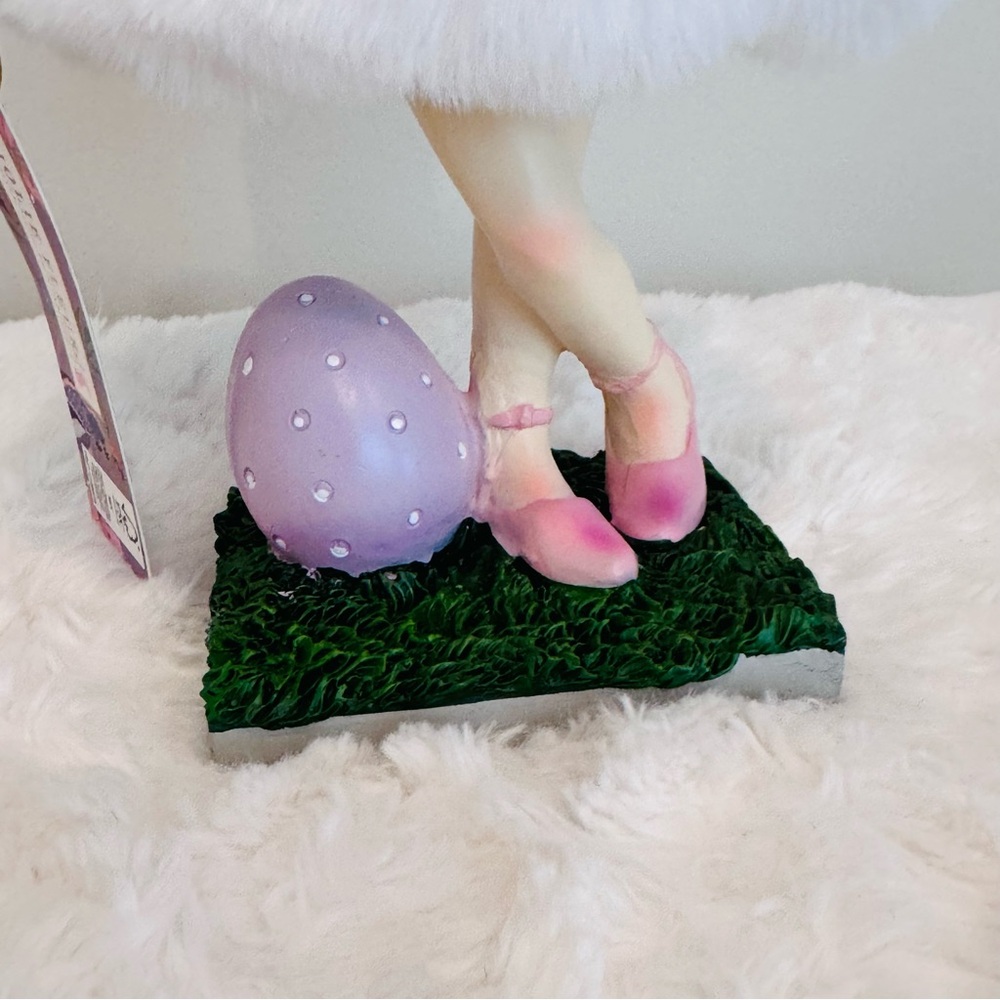 Jolie Fleur Easter Bunny Ballerina Girl In Purple Tutu NEW - Picture 3 of 8